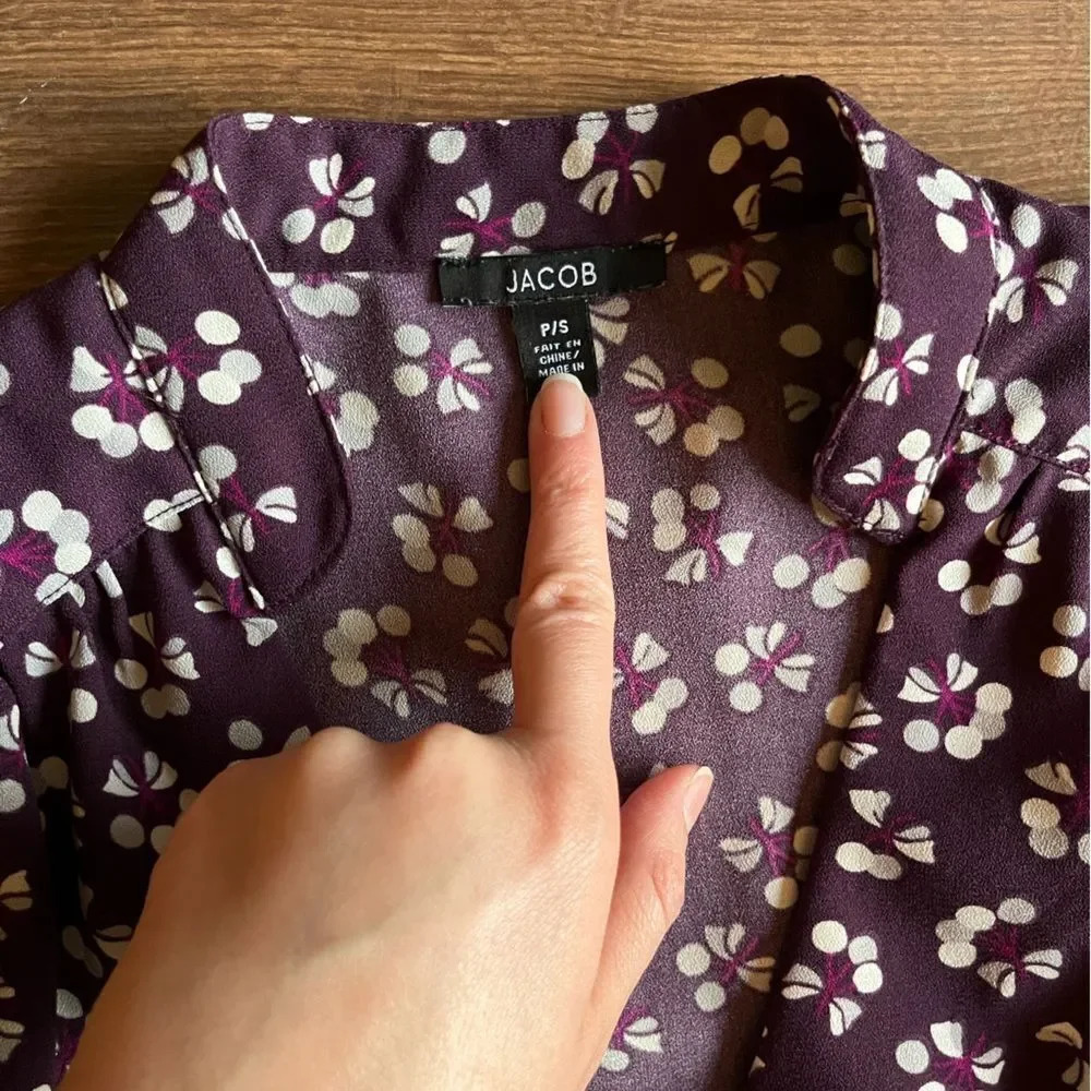 Jacobs Floral Purple Dress - Picture 5 of 8